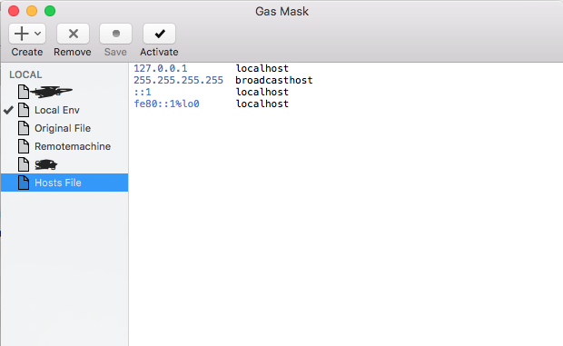 kan ikke se Regnskab Modtager Editing Host file using GasMask on Mac OS X