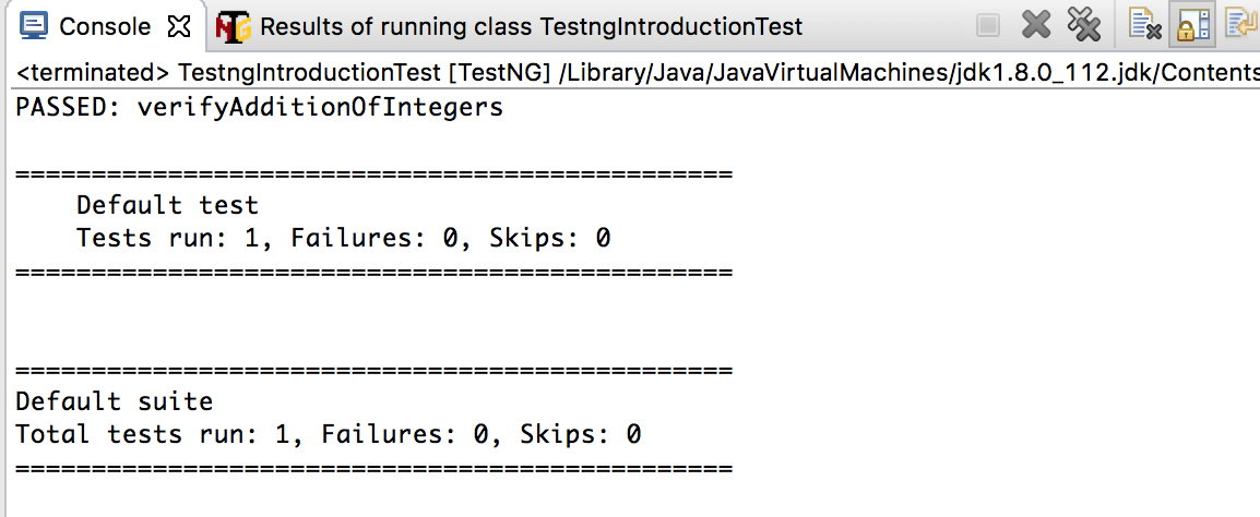 console-test-result