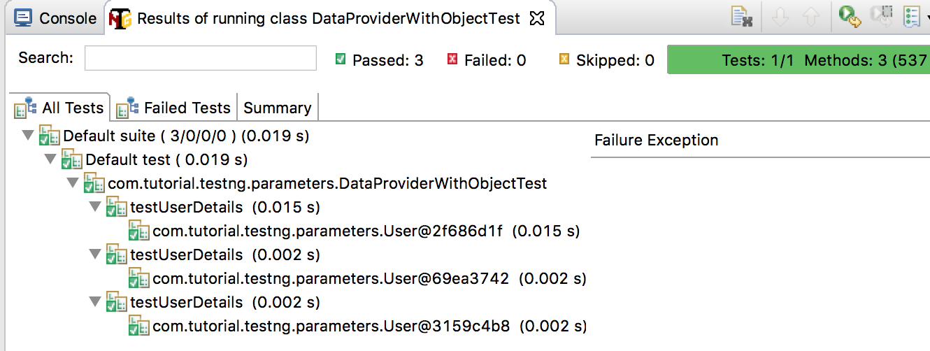 dataprovider-object-testng-results